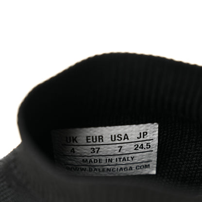 Balenciaga Neoprene Knit Womens Speed Graffiti Sneakers 37 Black Beige 8 of 8