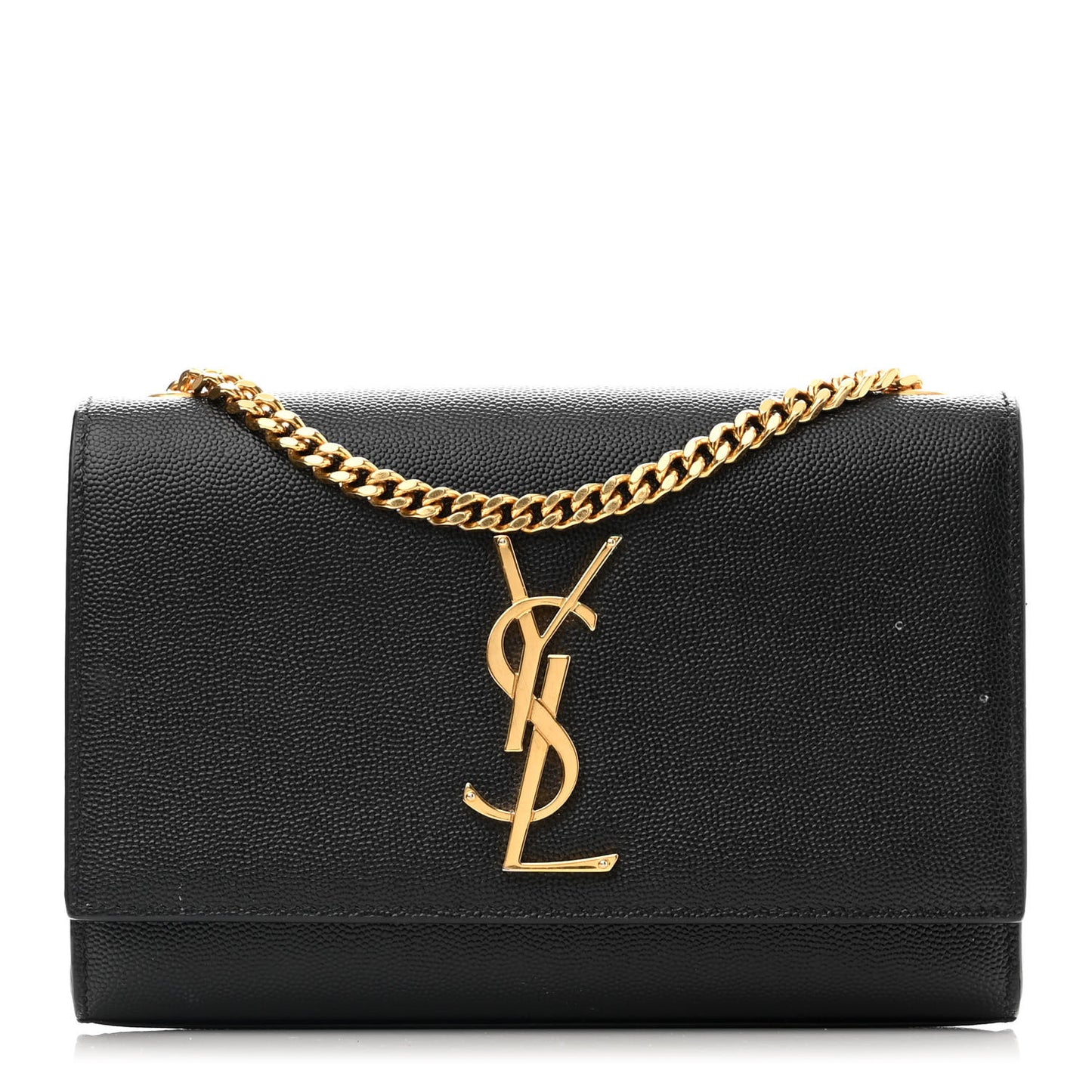 Grain De Poudre Small Monogram Kate Satchel Black