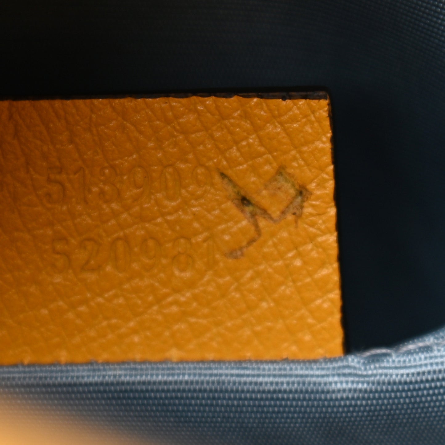 Textured Calfskin Garden Bat Vertical Shopping Tote Yellow