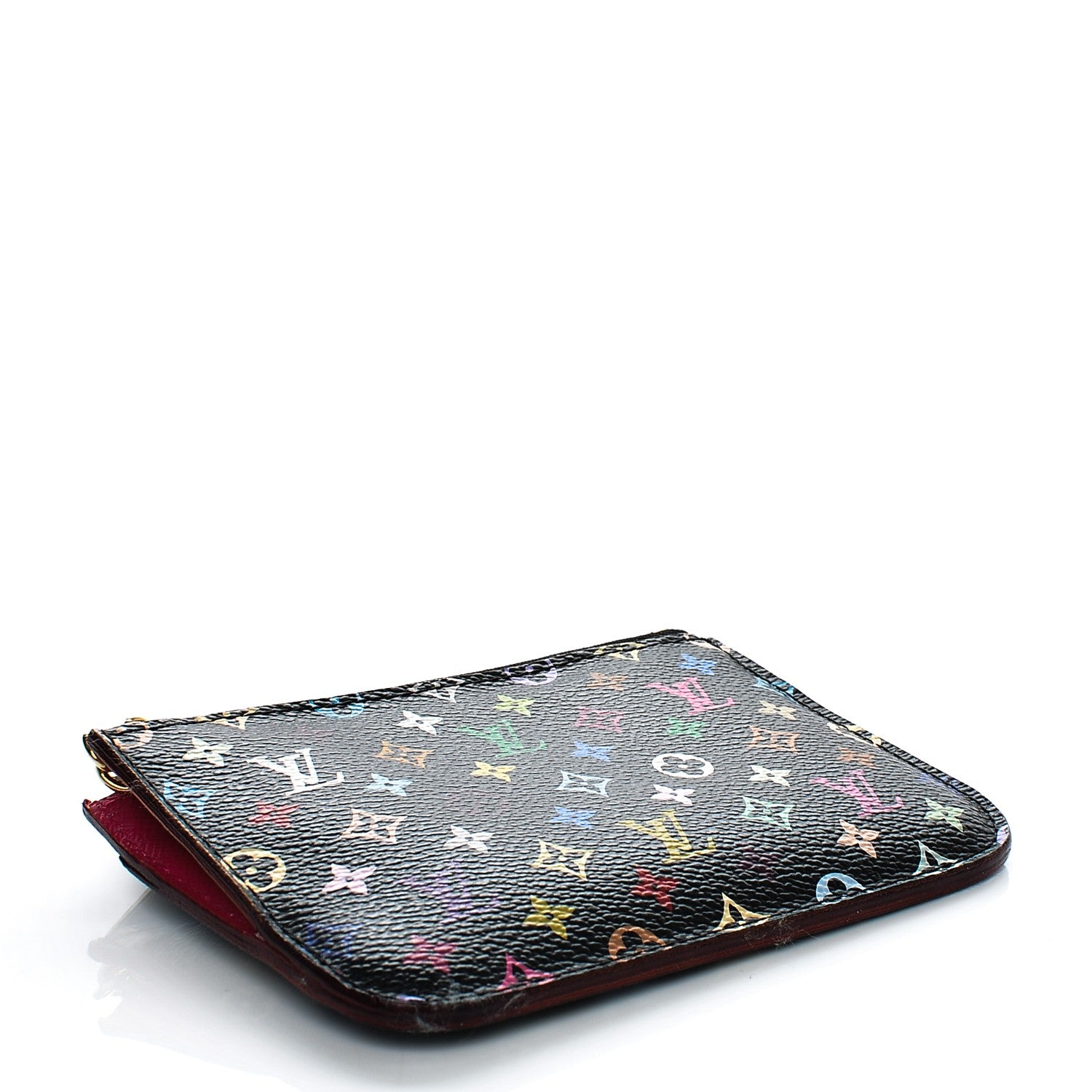 Louis Vuitton Monogram Multicolor Key Pouch Black Grenade 4 of 6