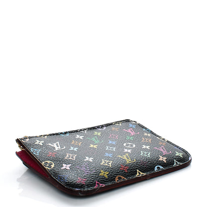Louis Vuitton Monogram Multicolor Key Pouch Black Grenade 4 of 6