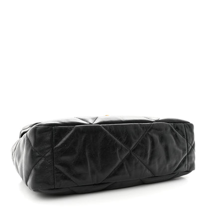 Chanel Goatskin Quilted Medium Chanel 19 Flap Black 4 of 10