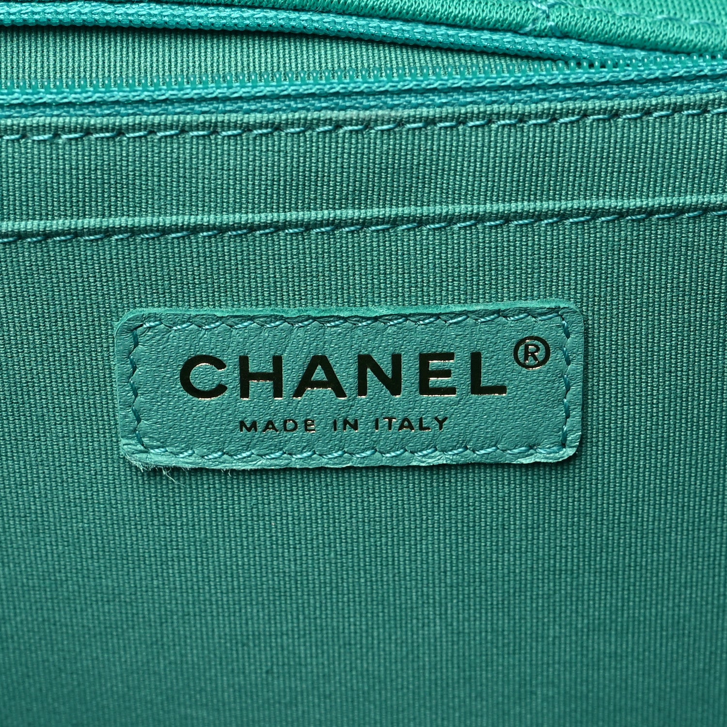 Chanel Jersey Quilted XL Jumbo Flap Green 6 of 9