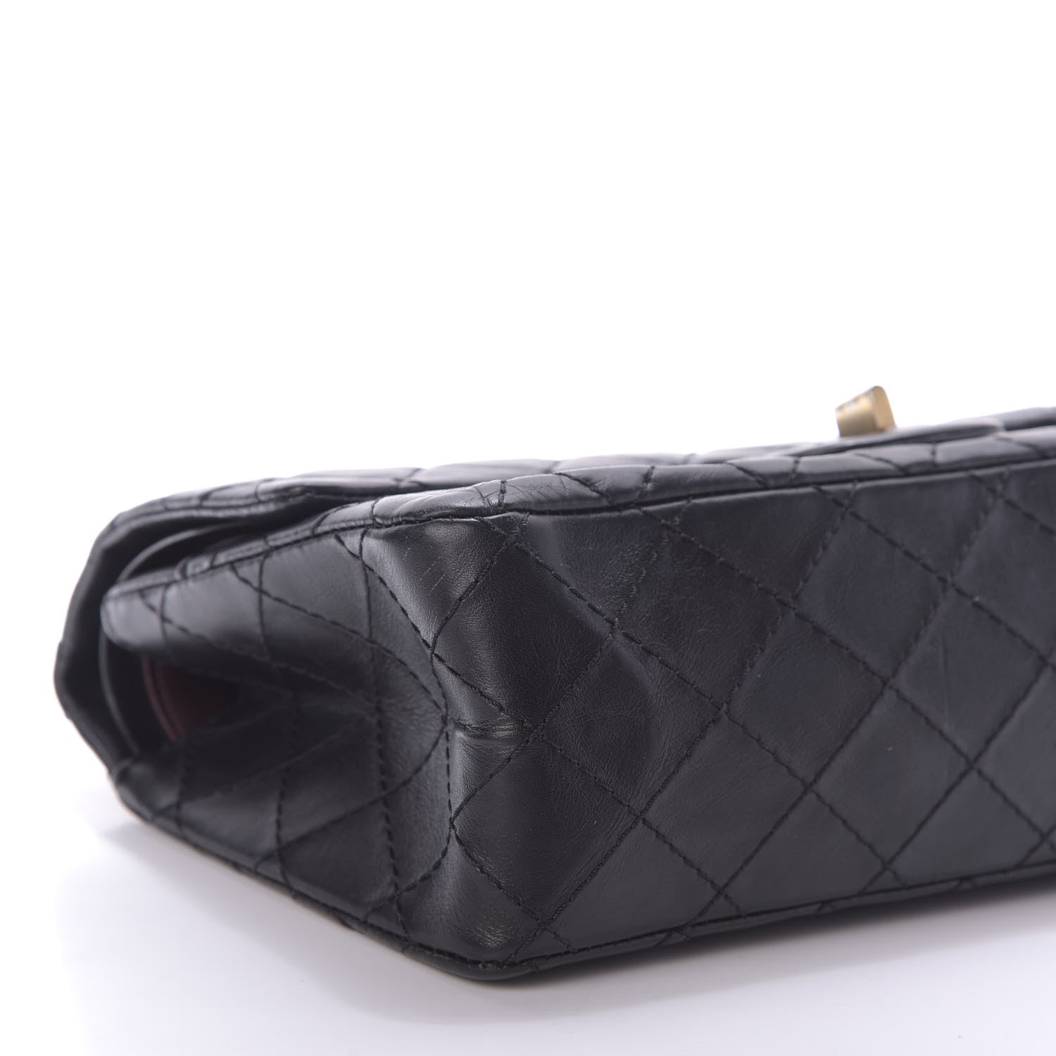 Chanel Aged Calfskin Quilted 2.55 Reissue 225 Flap Black 6 of 10