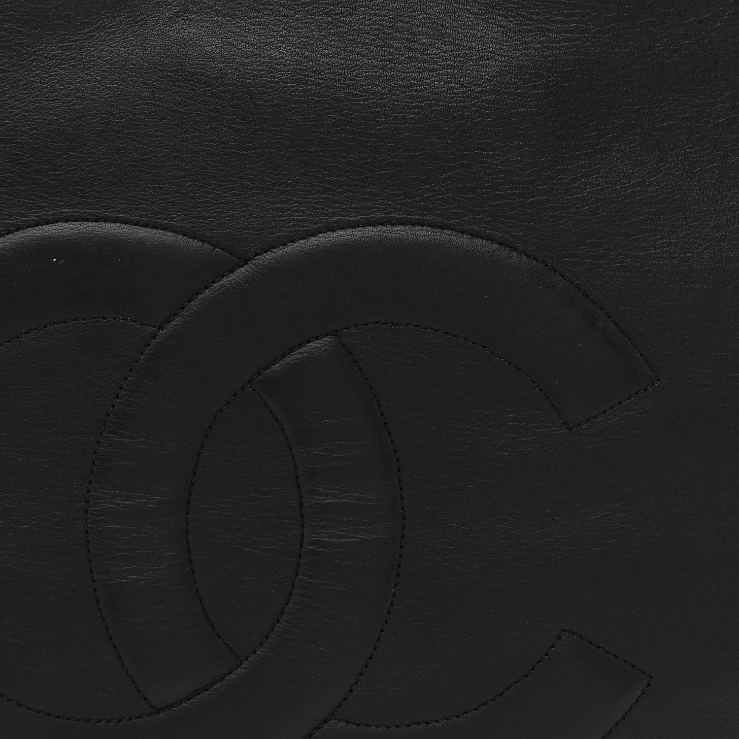 Chanel Lambskin CC Tote Black 8 of 16