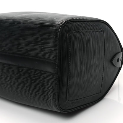 Louis Vuitton Epi Speedy 25 Black 10 of 11