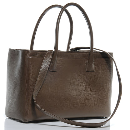 Chanel Deerskin Cerf Executive Shopper Tote Brown 3 of 8