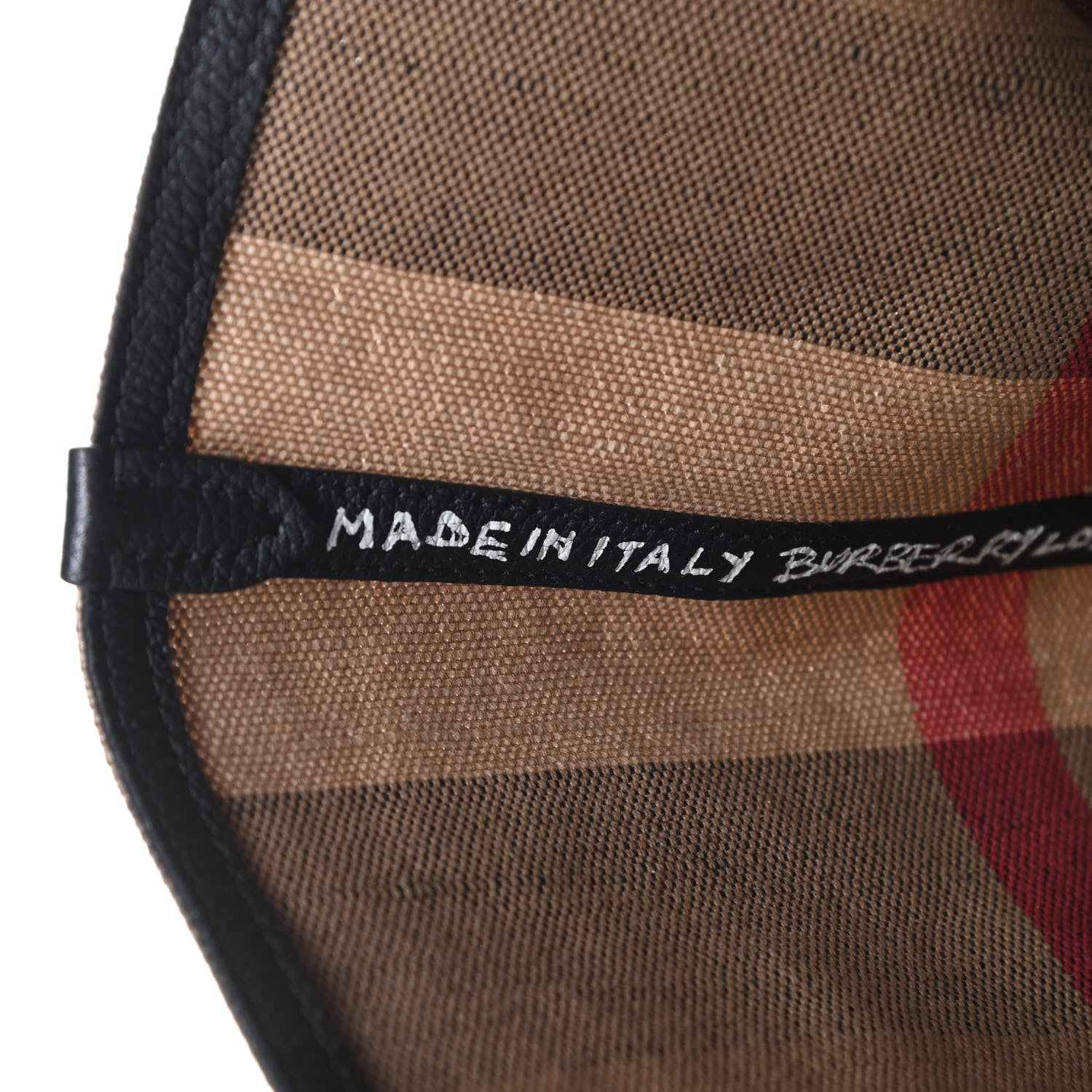 Burberry Coated Canvas Mega Check Medium Doodle Tote Black 7 of 10