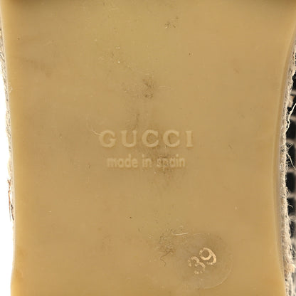 Gucci Nappa Matelasse GG Marmont Platform Espadrilles 39 Black 7 of 8