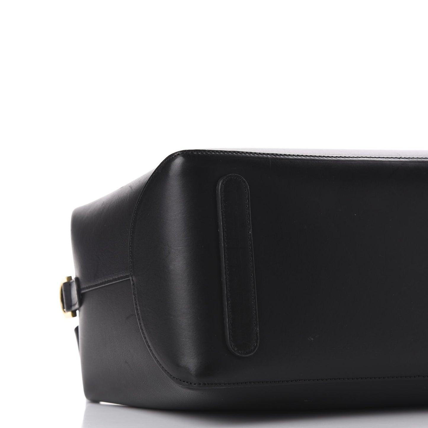 Calfskin Mini Travel Crossbody Bag Black Flamma