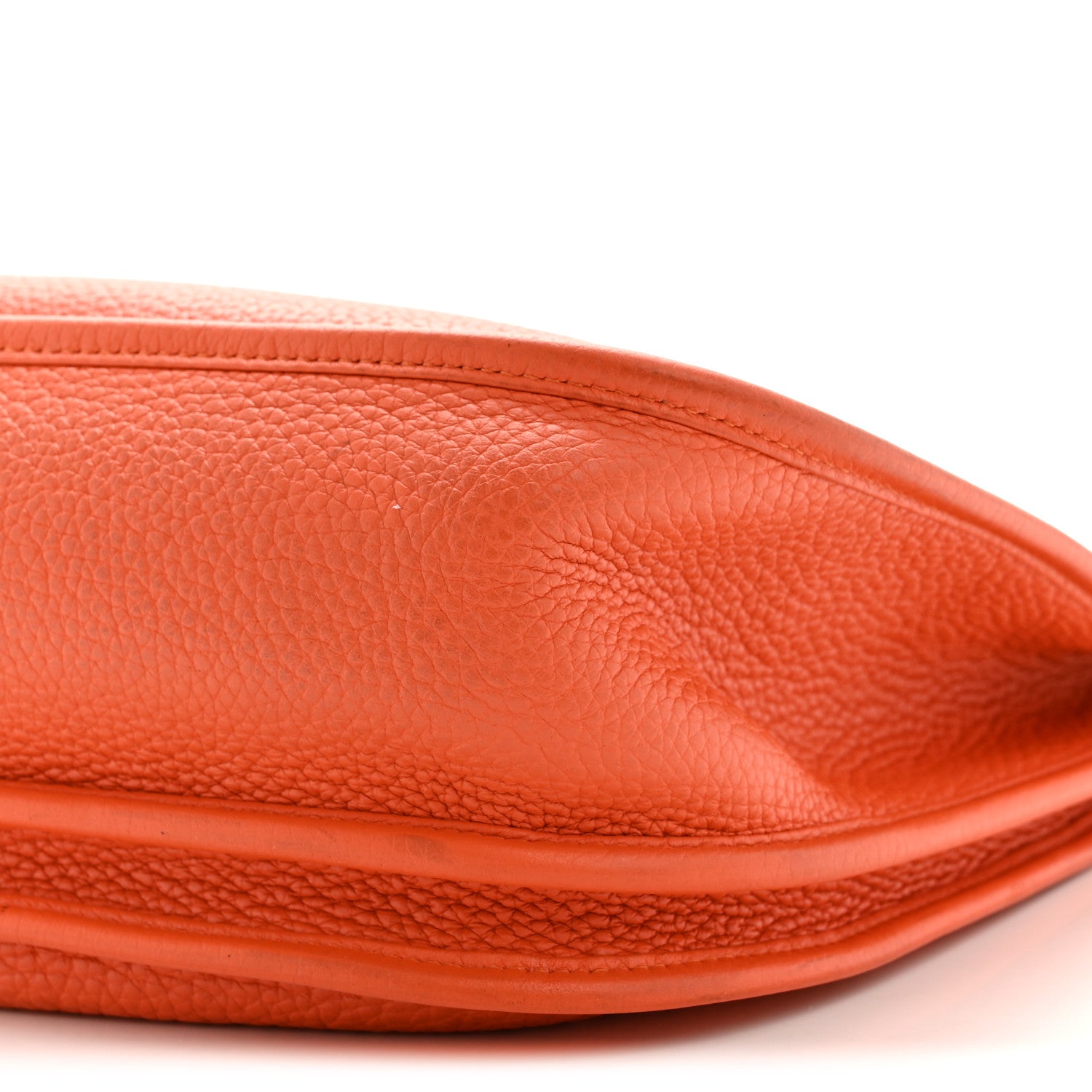 Hermes Taurillon Clemence EVELYNE III GM Orange 10 of 15