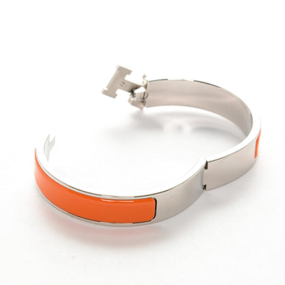 Hermes Enamel Clic Clac H Narrow Bracelet GM Orange 4 of 4
