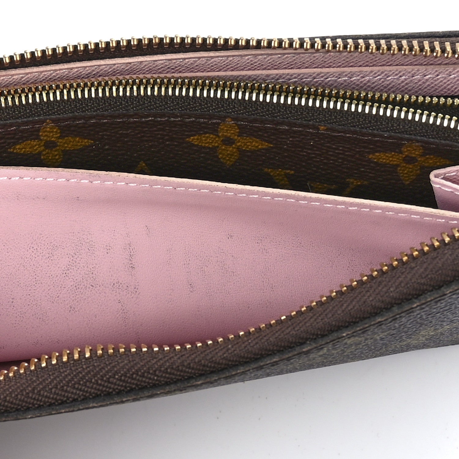 Louis Vuitton Monogram Clemence Wallet Rose Ballerine 9 of 13