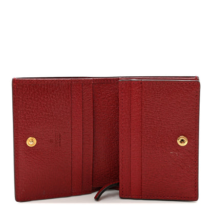 Gucci GG Supreme Monogram Flora Web Ophidia Card Case Red 5 of 8