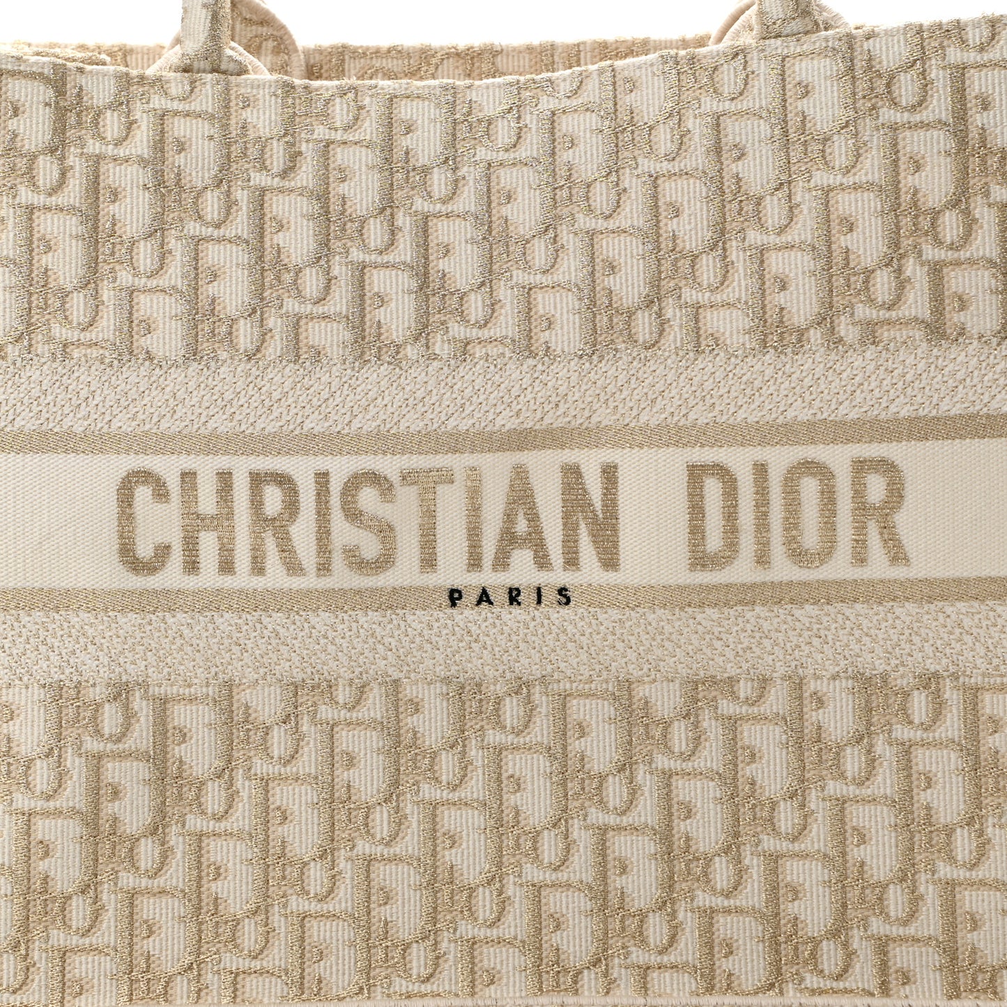 Oblique Medium Book Tote Gold Multicolor