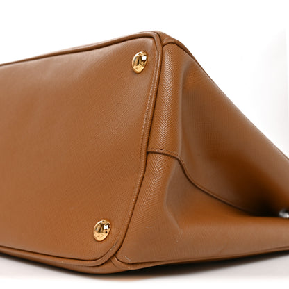 Prada Saffiano Medium Galleria Double Zip Tote Caramel 8 of 8