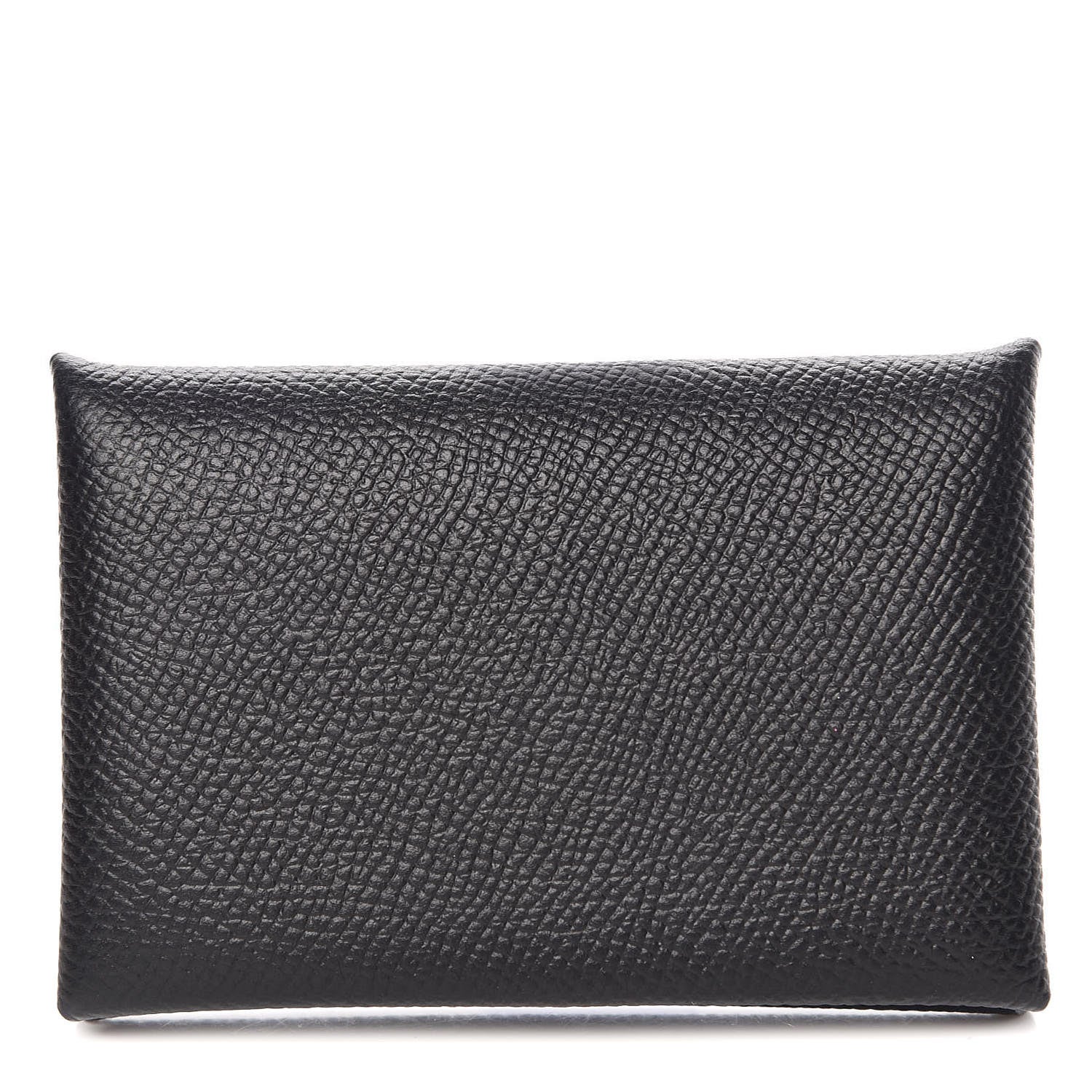Hermes Epsom Calvi Card Case Black 1 of 8