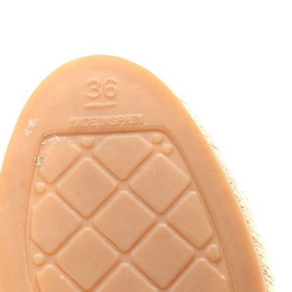 Chanel Lambskin CC Espadrilles 36 Black 7 of 9