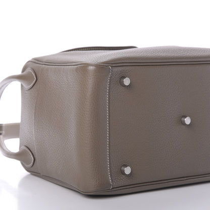 Hermes Taurillon Clemence Lindy 30 Etoupe 6 of 8
