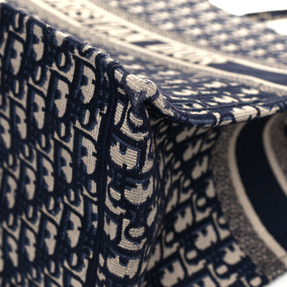 Christian Dior Oblique Book Tote Blue Multicolor 8 of 11