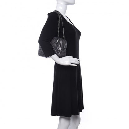 Chanel Metallic Aged Calfskin Quilted Medium Reissue Camera Case Dark Silver 2 of 10