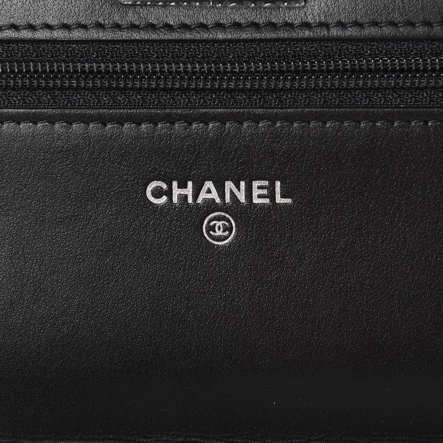 Chanel Aged Calfskin Chevron Quilted Reissue Wallet On Chain WOC So Black 6 of 12
