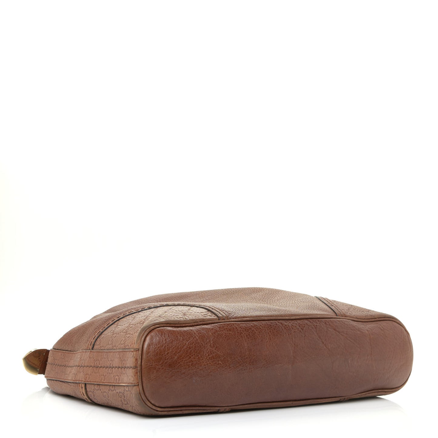 Calfskin Guccissima Trim Large Signoria Hobo Brown