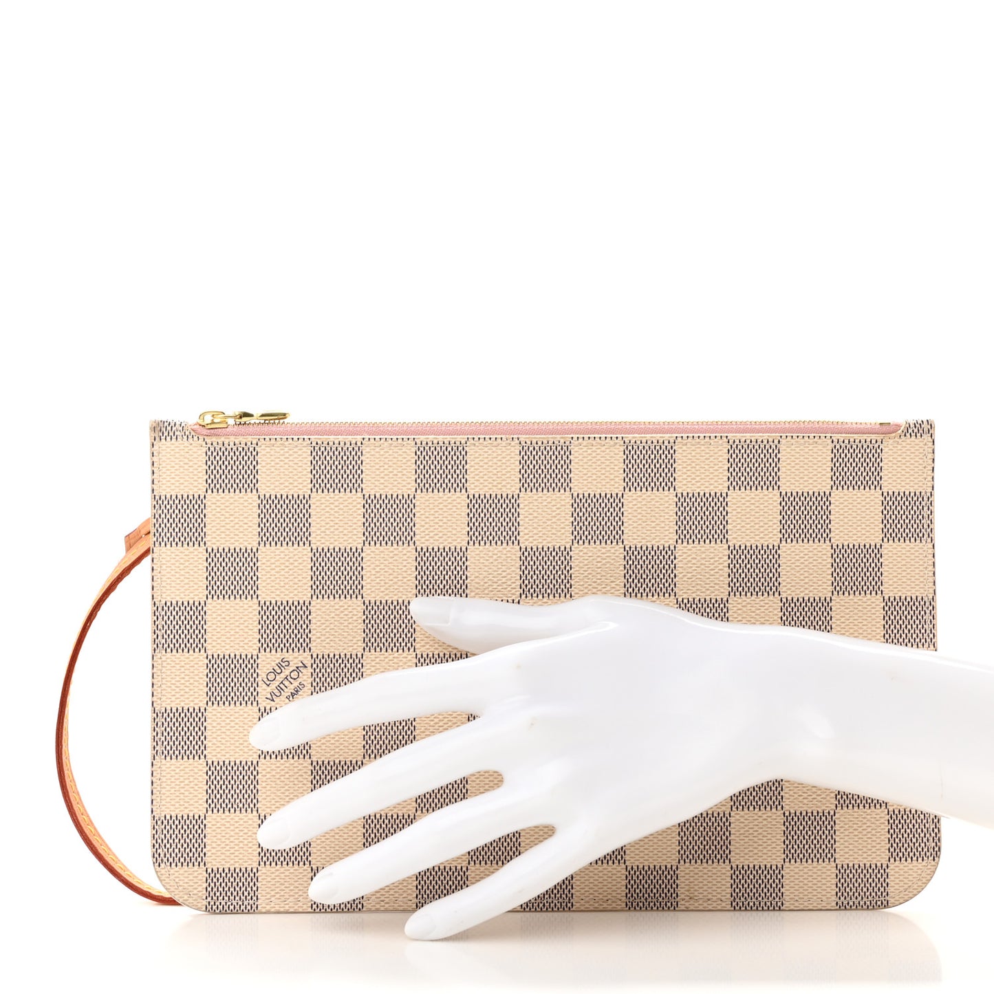 Damier Azur Neverfull MM GM Pochette Rose Ballerine