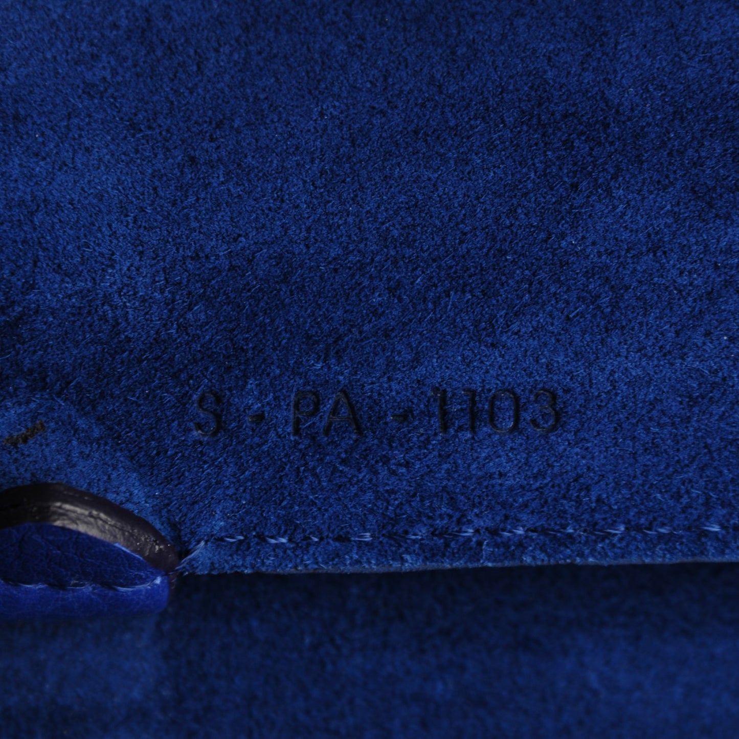 Soft Grained Calfskin Small Cabas Phantom Indigo