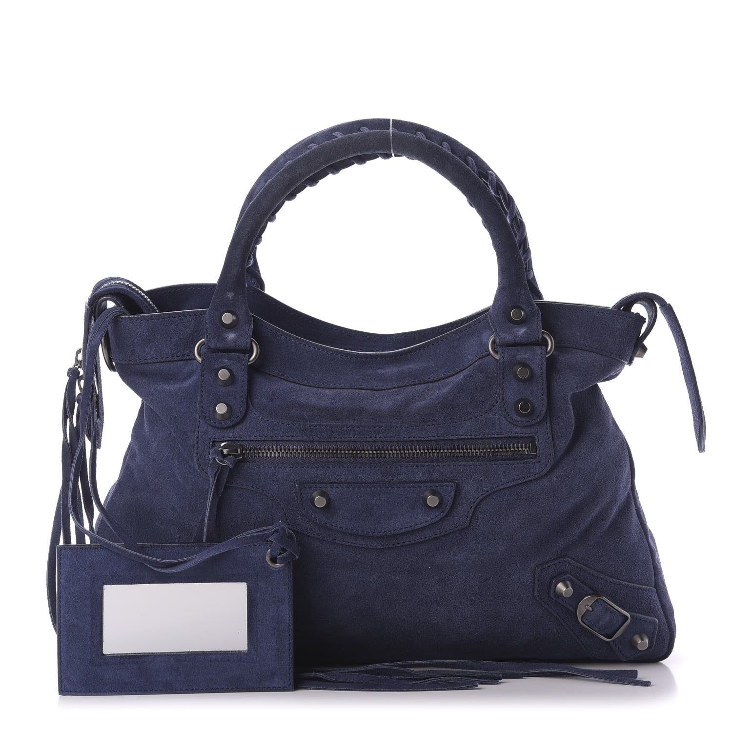 Balenciaga Baby Daim Suede Classic Hardware Town Canard 1 of 9