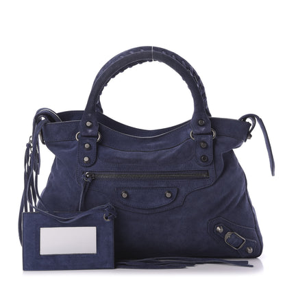 Balenciaga Baby Daim Suede Classic Hardware Town Canard 1 of 9