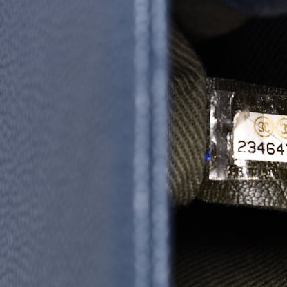 Chanel Caviar Quilted Medium Boy Flap Blue 6 of 14