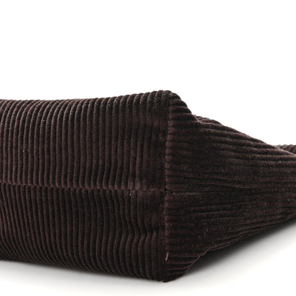 Miu Miu Corduroy Pouch Bag Ebony Baltic Blue 9 of 10
