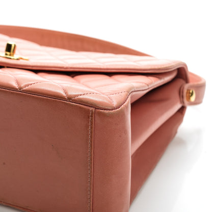 Chanel Lambskin Quilted Envelope Single Flap Pink 10 of 13