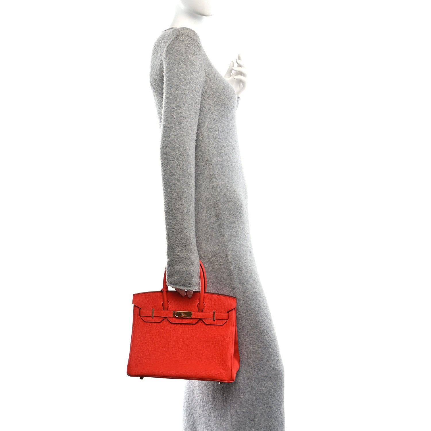Hermes Togo Birkin 30 Capucine 2 of 11