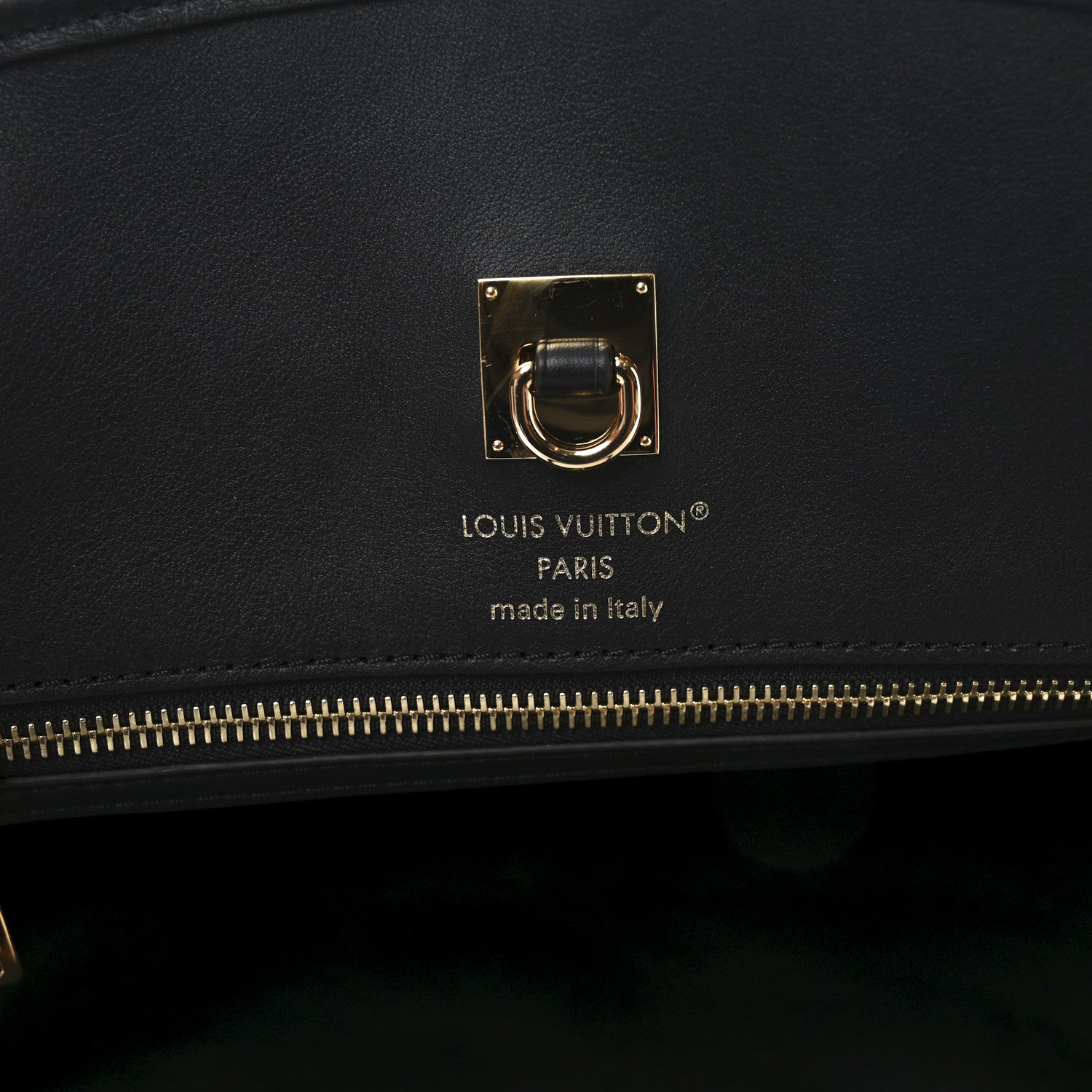 Louis Vuitton Calfskin City Steamer Soft MM Black 7 of 10