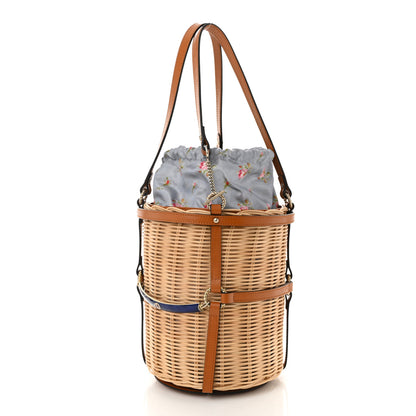 Gucci Wicker Bucket Bag Natural 3 of 10