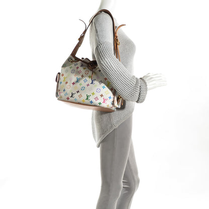 Louis Vuitton Monogram Multicolor Petit Noe White 2 of 12