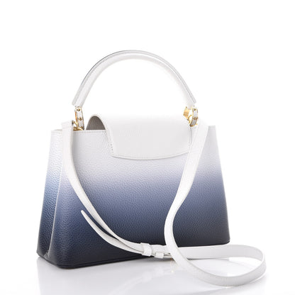 Louis Vuitton Taurillon Capucines PM Blue Marine 3 of 8