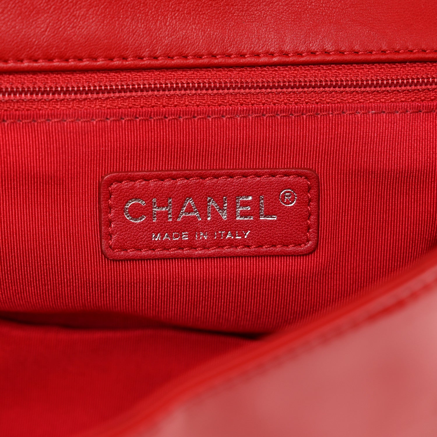 Chanel Vinyl Small Lipstick Flap Bag Red 6 of 12