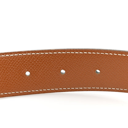 Hermes Box Epsom 32mm H Belt 80 32 Black Gold 4 of 6