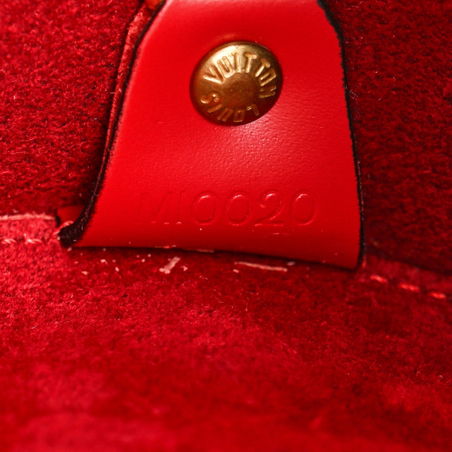 Louis Vuitton Epi Soufflot Castillan Red 7 of 10