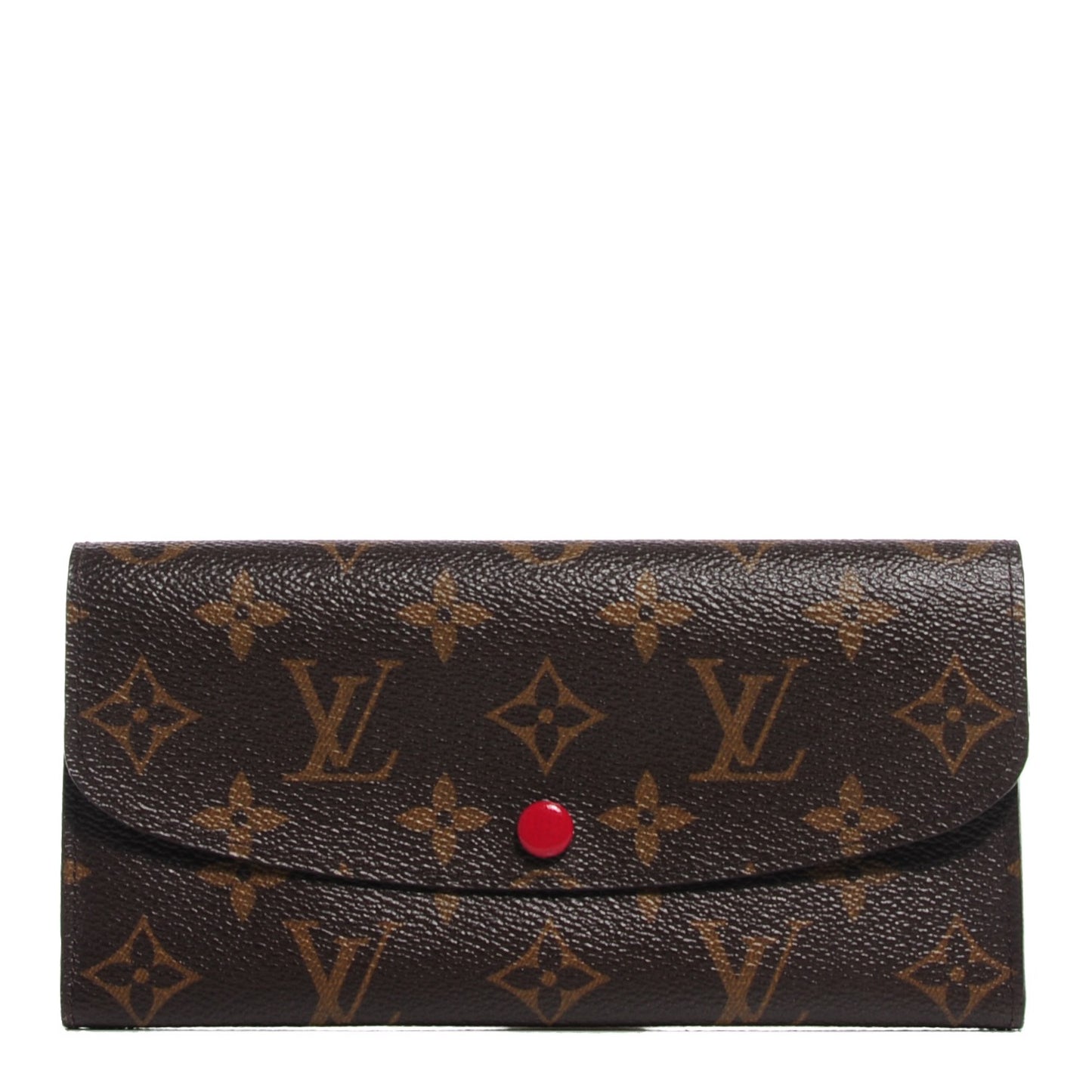 Monogram Emilie Wallet Red