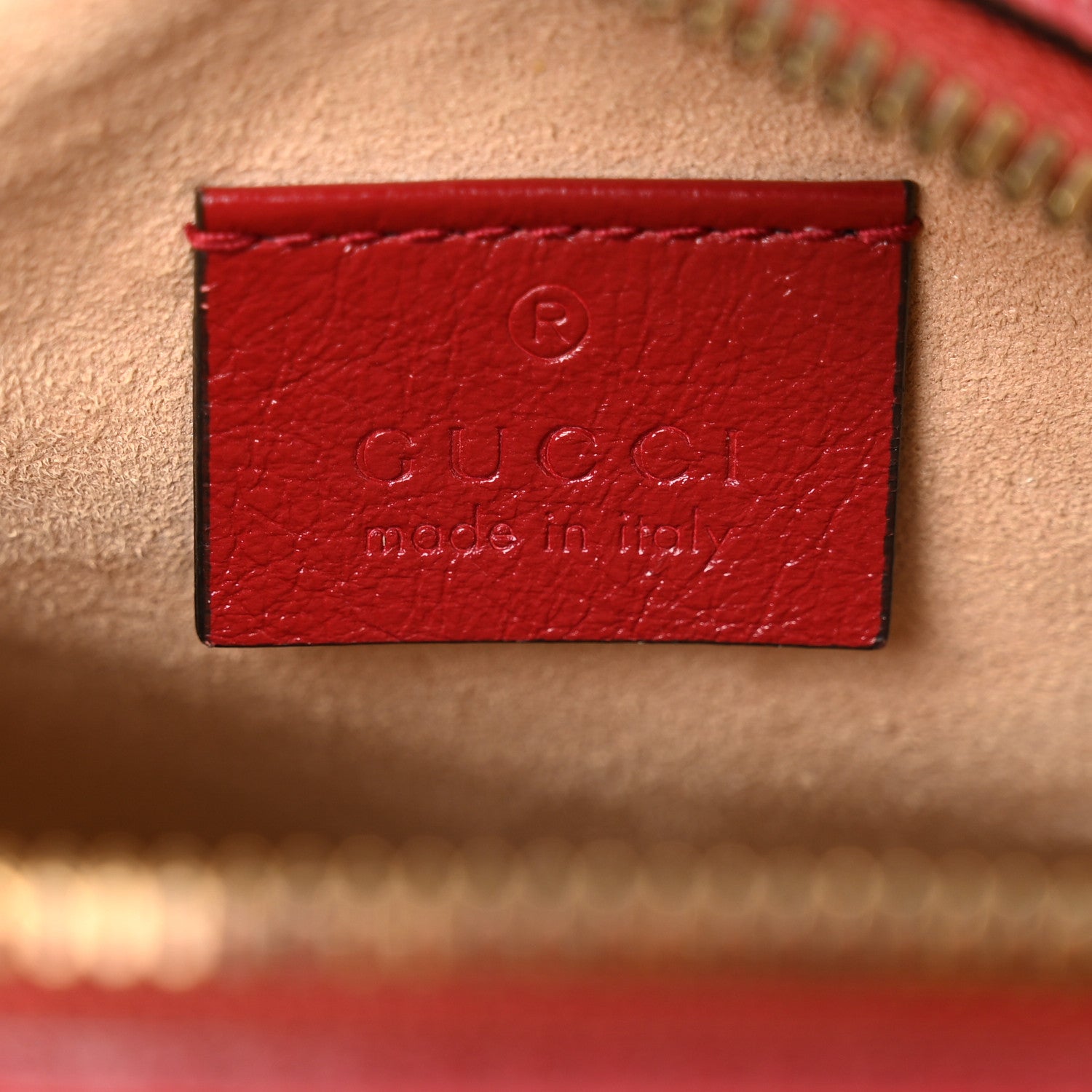 Gucci Glazed Calfskin Matelasse Heart Mini GG Marmont Round Shoulder Bag Romantic Cerise 6 of 10
