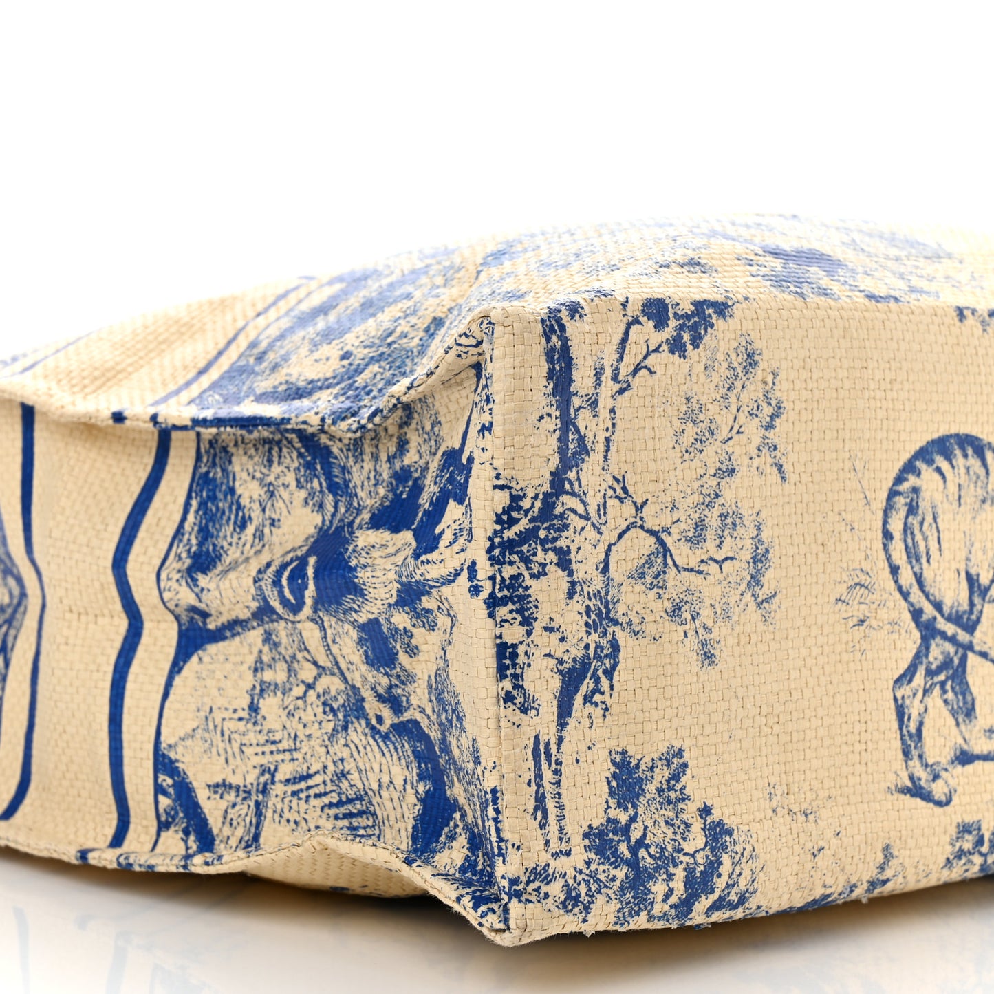 Straw Dioriviera Tote Beige