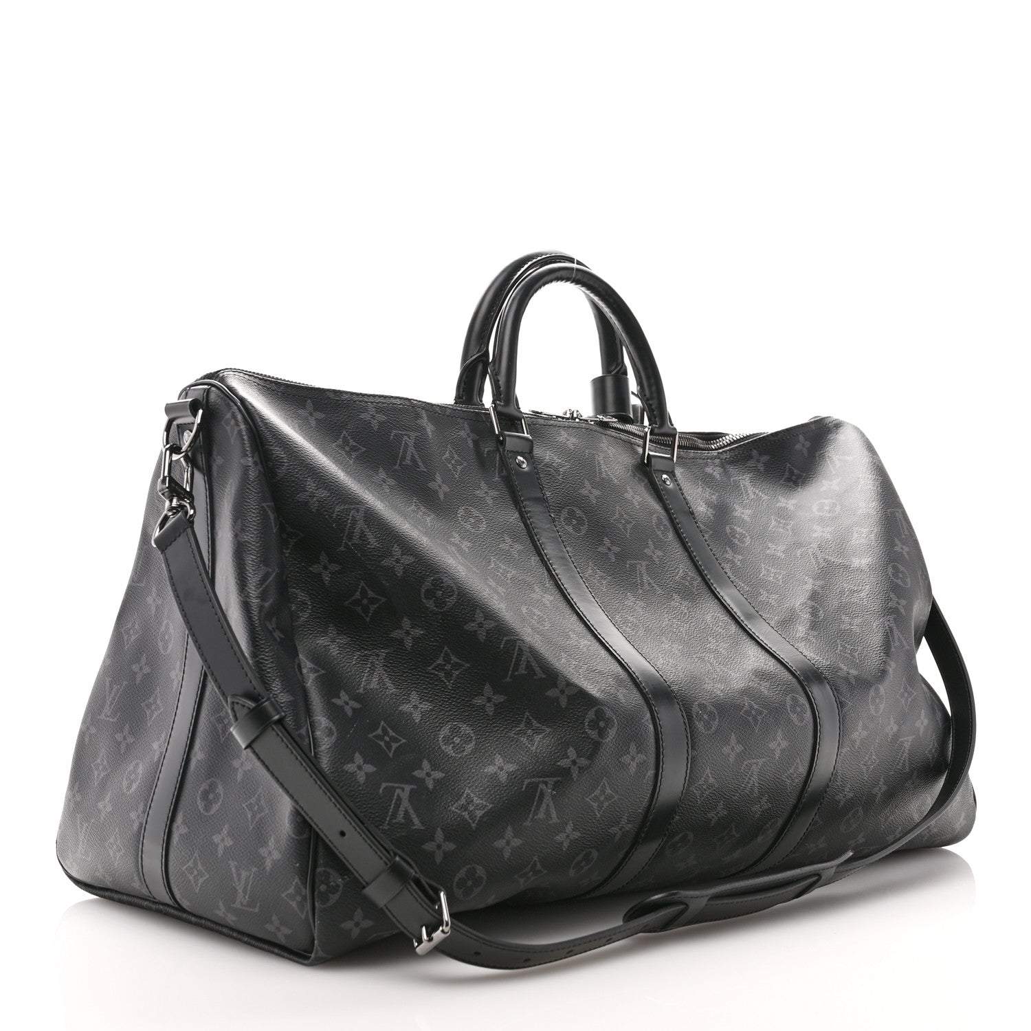 Louis Vuitton Monogram Eclipse Keepall Bandouliere 55 2 of 9