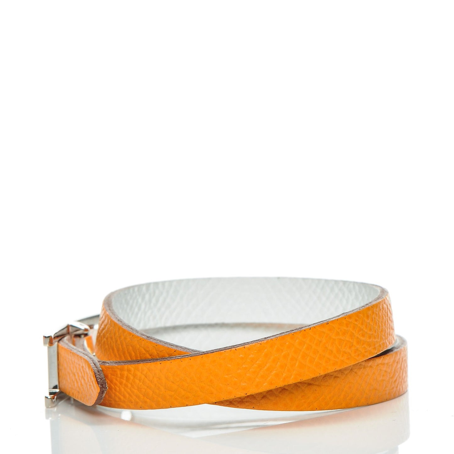 Epsom Behapi Double Tour Bracelet XS White Mango