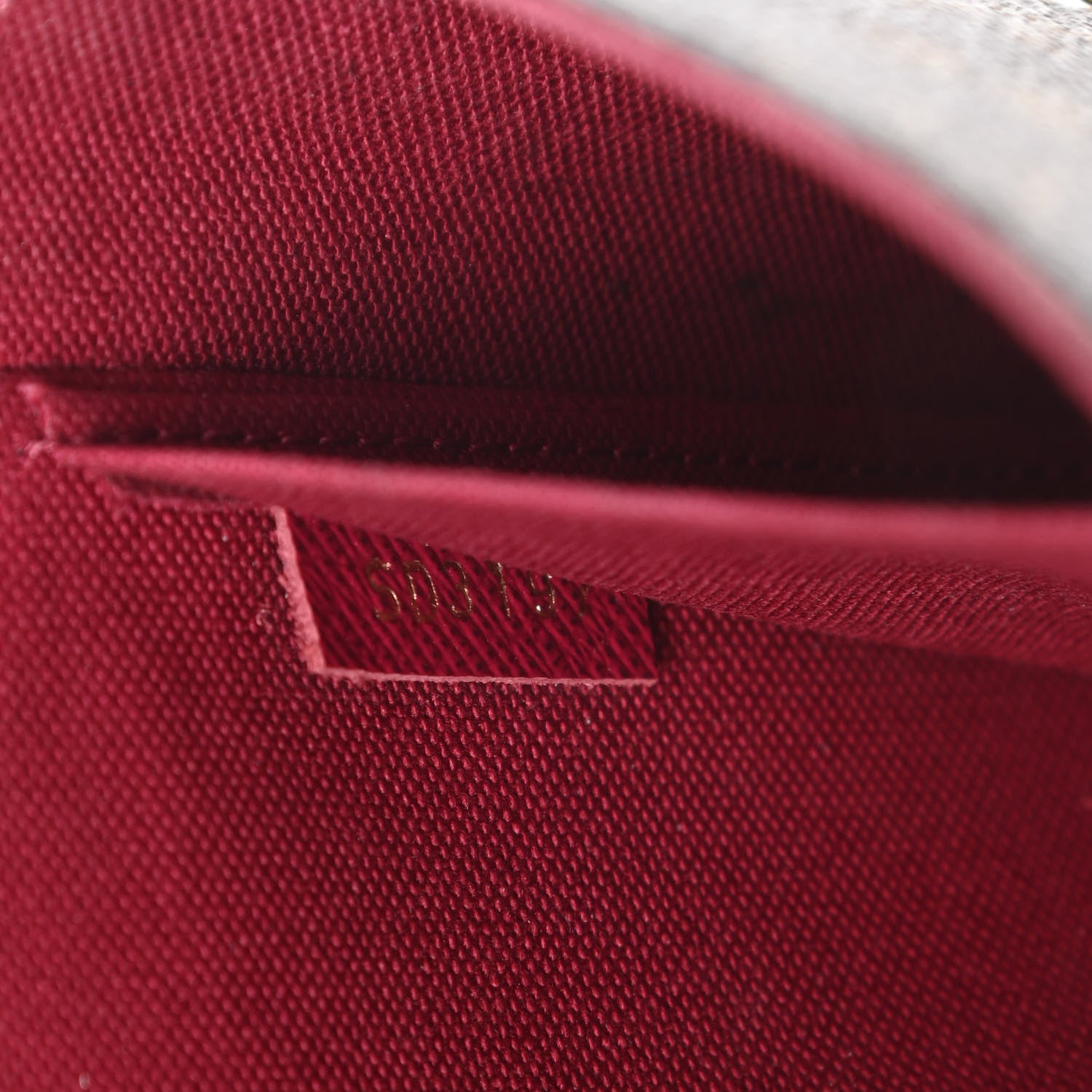 Louis Vuitton Monogram Pochette Felicie Chain Wallet Fuchsia 10 of 16