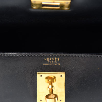 Hermes Box Kelly Retourne 32 Black 9 of 11