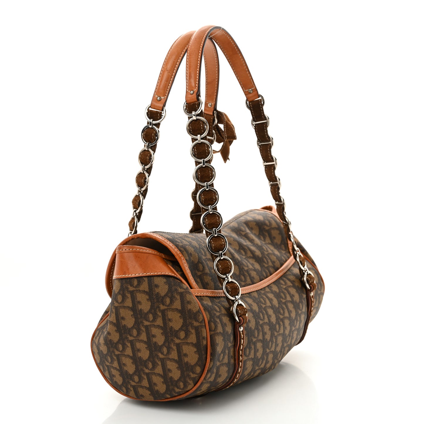 Monogram Romantique Trotter Flap Bag Brown